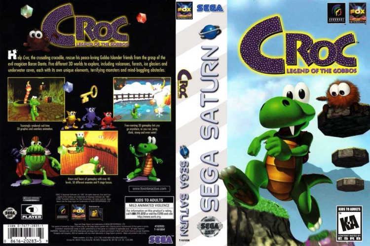 Croc: Legend of the Gobbos - Sega Saturn | VideoGameX