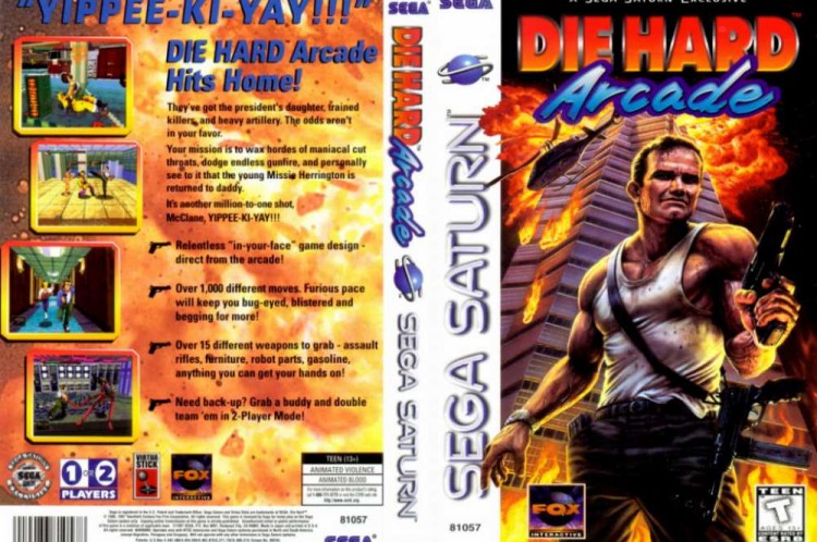 Die Hard Arcade - Sega Saturn | VideoGameX