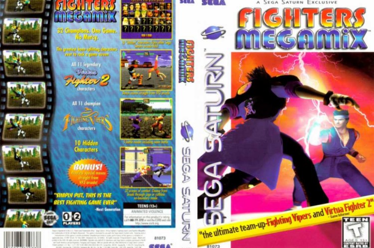 Fighters Megamix - Sega Saturn | VideoGameX
