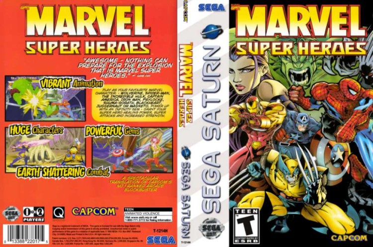Marvel Super Heroes - Sega Saturn | VideoGameX