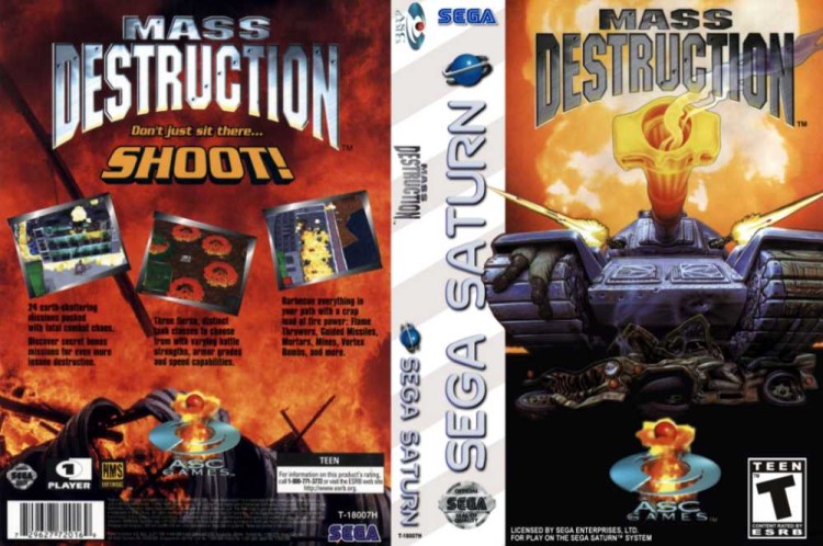 Mass Destruction - Sega Saturn | VideoGameX