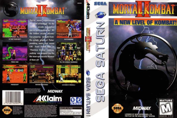 Mortal Kombat II - Sega Saturn | VideoGameX