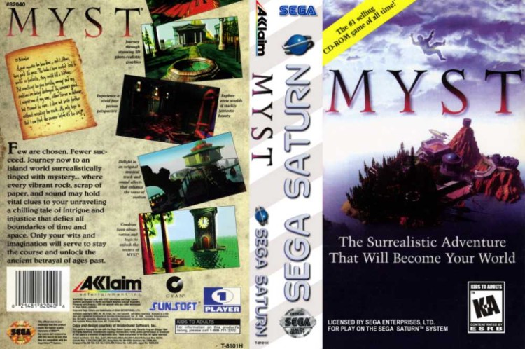 Myst - Sega Saturn | VideoGameX