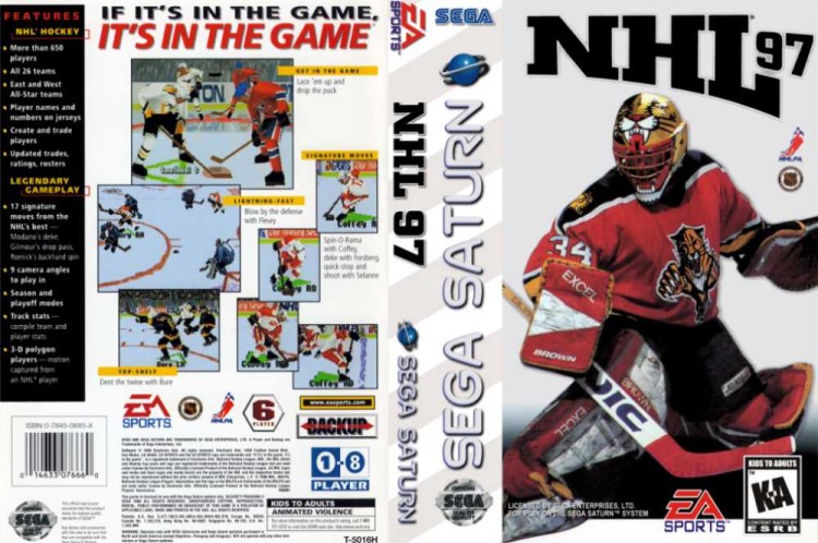 NHL 97 - Sega Saturn | VideoGameX