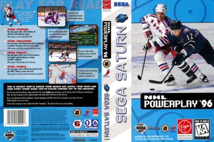 NHL Powerplay '96 - Sega Saturn | VideoGameX