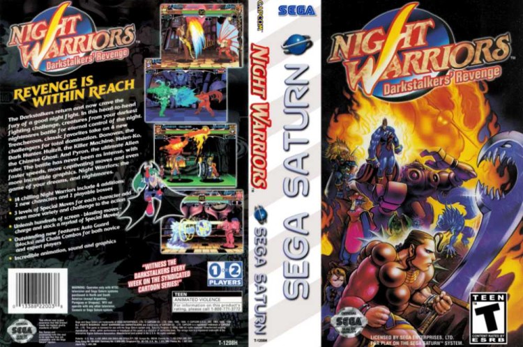 Night Warriors: Darkstalkers' Revenge - Sega Saturn | VideoGameX
