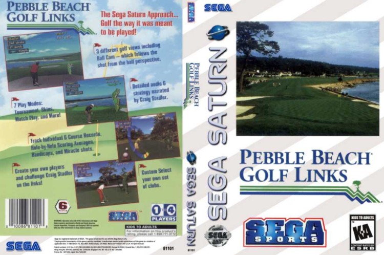Pebble Beach Golf Links - Sega Saturn | VideoGameX