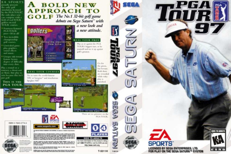 PGA Tour 97 - Sega Saturn | VideoGameX