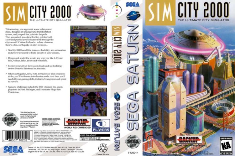 SimCity 2000 - Sega Saturn | VideoGameX