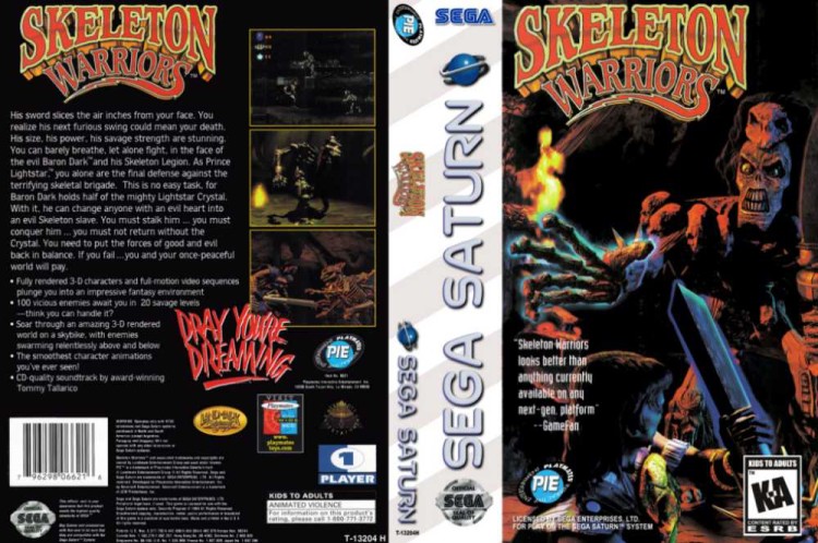 Skeleton Warriors - Sega Saturn | VideoGameX