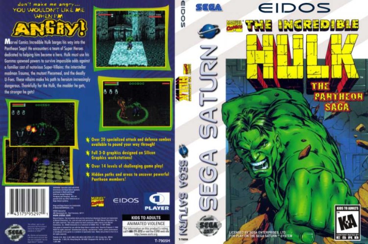 Incredible Hulk, The: The Pantheon Saga - Sega Saturn | VideoGameX
