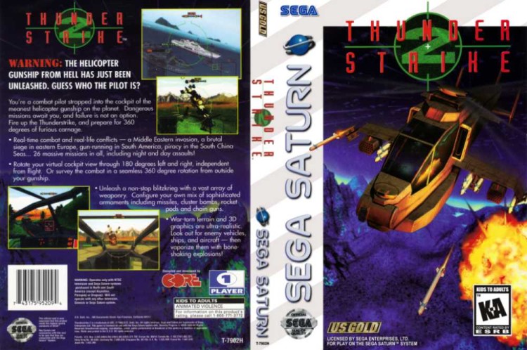 Thunderstrike 2 - Sega Saturn | VideoGameX