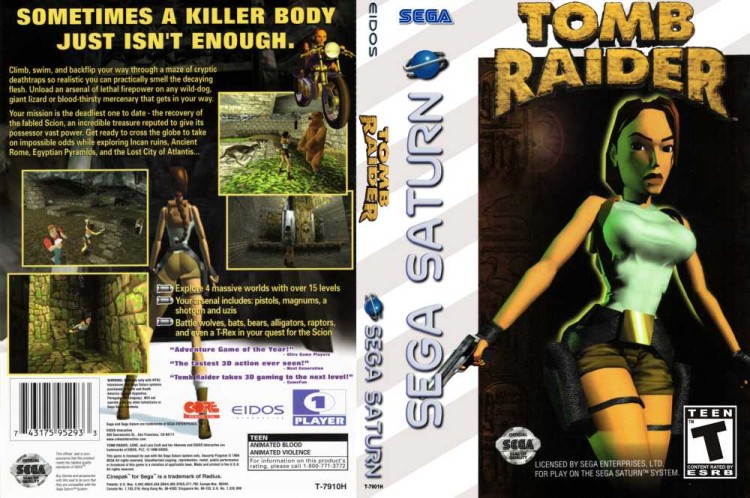 Tomb Raider - Sega Saturn | VideoGameX
