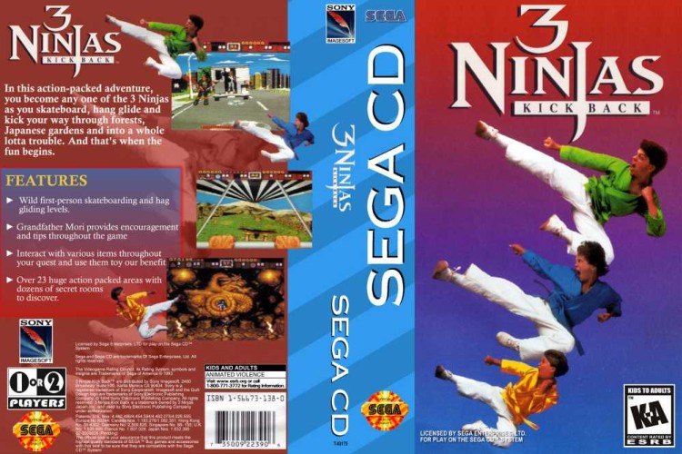 3 Ninjas Kick Back - Sega CD | VideoGameX