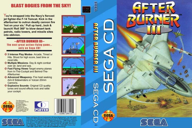 After Burner III - Sega CD | VideoGameX