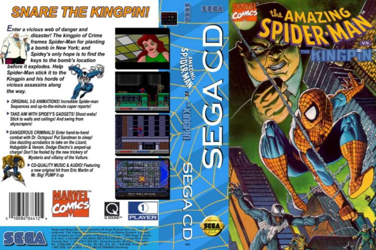 Amazing Spider-Man vs. Kingpin - Sega CD | VideoGameX