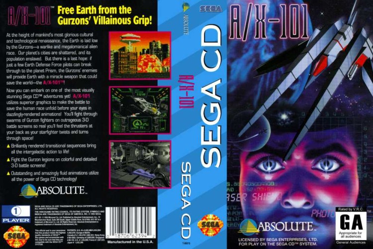 A/X-101 - Sega CD | VideoGameX