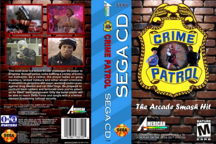 Crime Patrol - Sega CD | VideoGameX