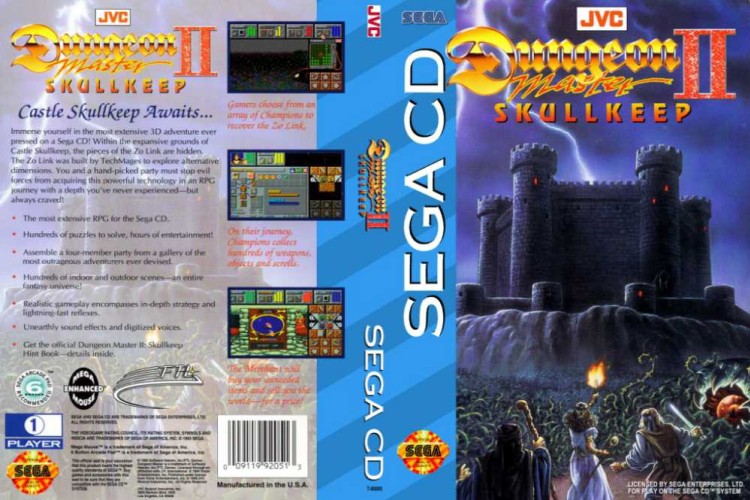 Dungeon Master II: Skullkeep - Sega CD | VideoGameX