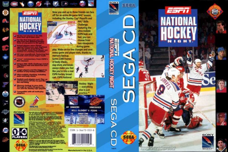 ESPN National Hockey Night - Sega CD | VideoGameX