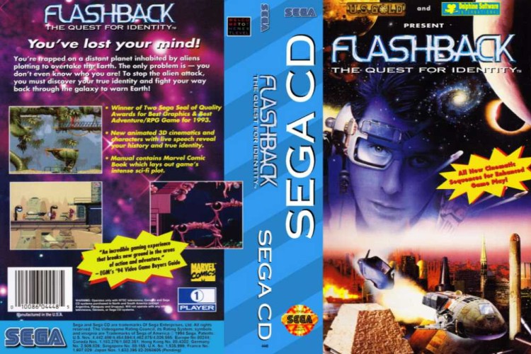 Flashback: The Quest for Identity - Sega CD | VideoGameX