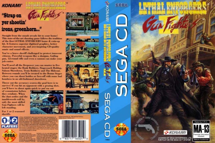 Lethal Enforcers II: Gun Fighters - Sega CD | VideoGameX