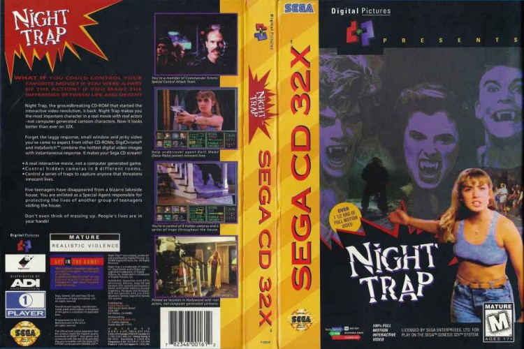 Night Trap [32X] - Sega CD | VideoGameX