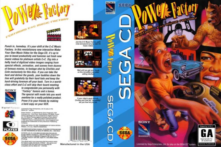 Power Factory Featuring C&C Music Factory - Sega CD | VideoGameX