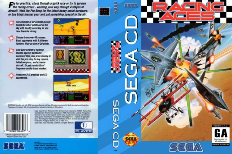 Racing Aces - Sega CD | VideoGameX