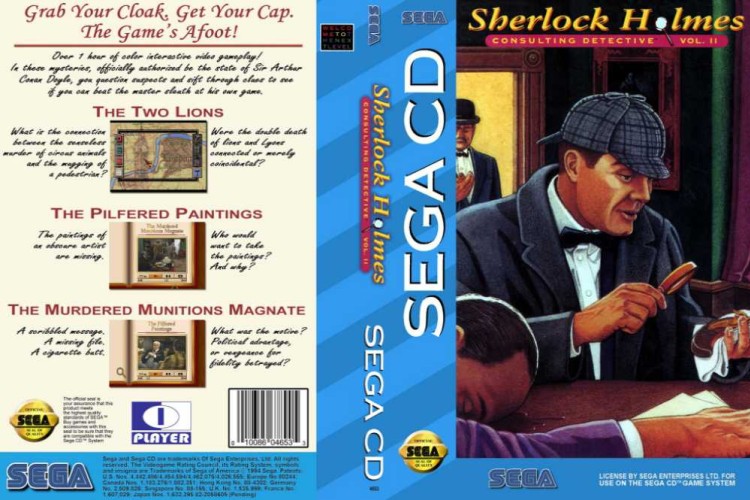 Sherlock Holmes: Consulting Detective Vol. II - Sega CD | VideoGameX