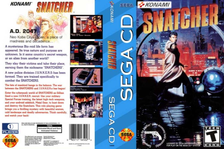 Snatcher - Sega CD | VideoGameX