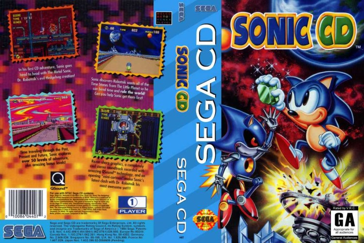 Sonic CD - Sega CD | VideoGameX