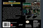 MechWarrior - Super Nintendo | VideoGameX