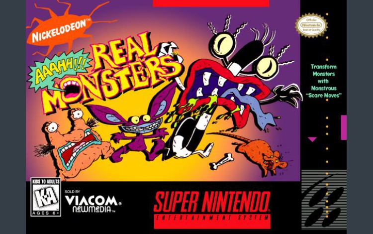 Aaahh!!! Real Monsters - Super Nintendo | VideoGameX