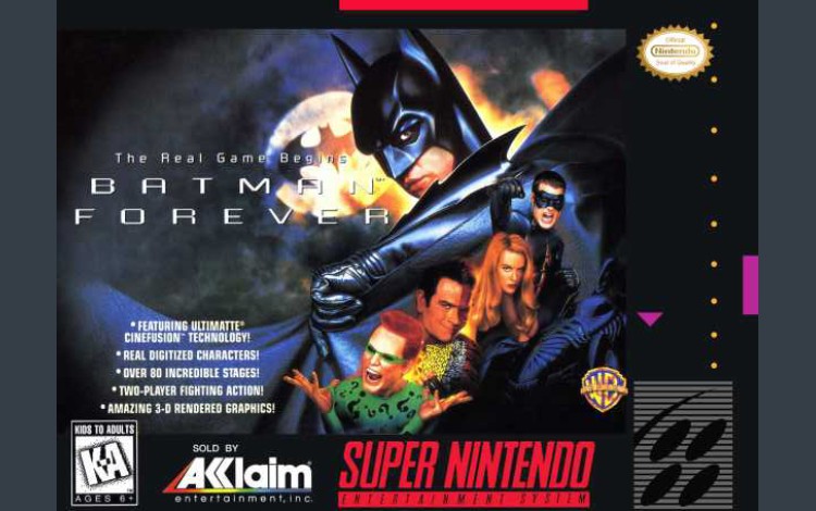 Batman Forever - Super Nintendo | VideoGameX