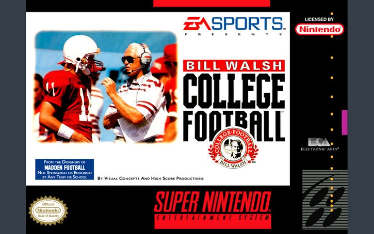 Bill Walsh College Football - Super Nintendo | VideoGameX