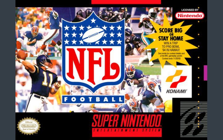 NFL Football - Super Nintendo | VideoGameX