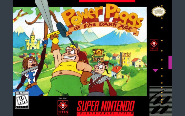Power Piggs of the Dark Ages - Super Nintendo | VideoGameX