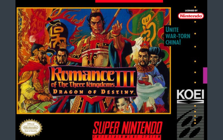 Romance of the Three Kingdoms III: Dragon of Destiny - Super Nintendo | VideoGameX