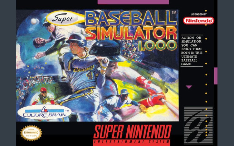 Super Baseball Simulator 1.000 - Super Nintendo | VideoGameX