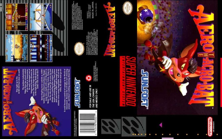 Aero the Acro-Bat - Super Nintendo | VideoGameX