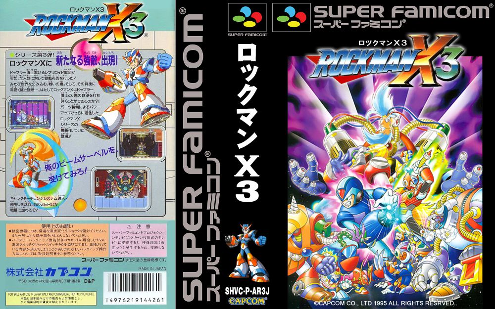 Mega Man X3 Japan Edition Super Nintendo Videogamex