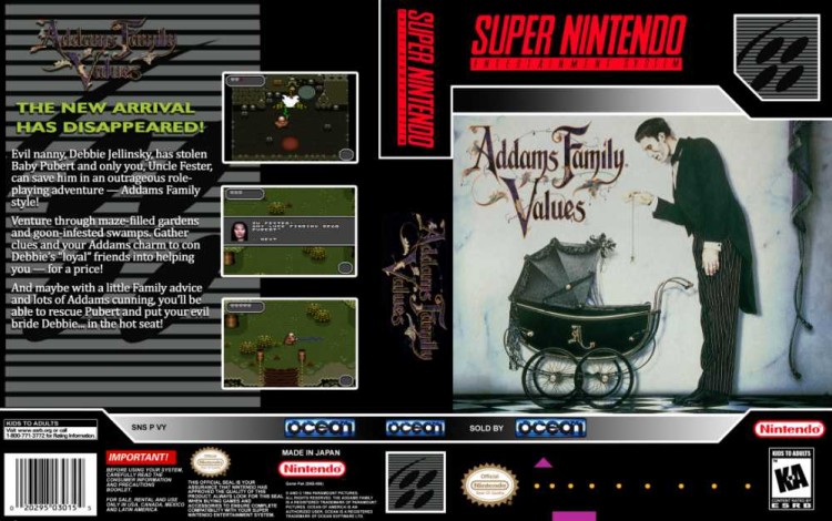 Addams Family Values - Super Nintendo | VideoGameX