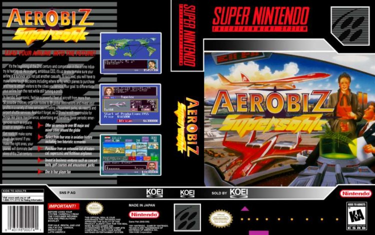 Aerobiz Supersonic - Super Nintendo | VideoGameX