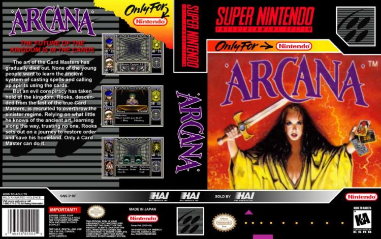 Arcana - Super Nintendo | VideoGameX
