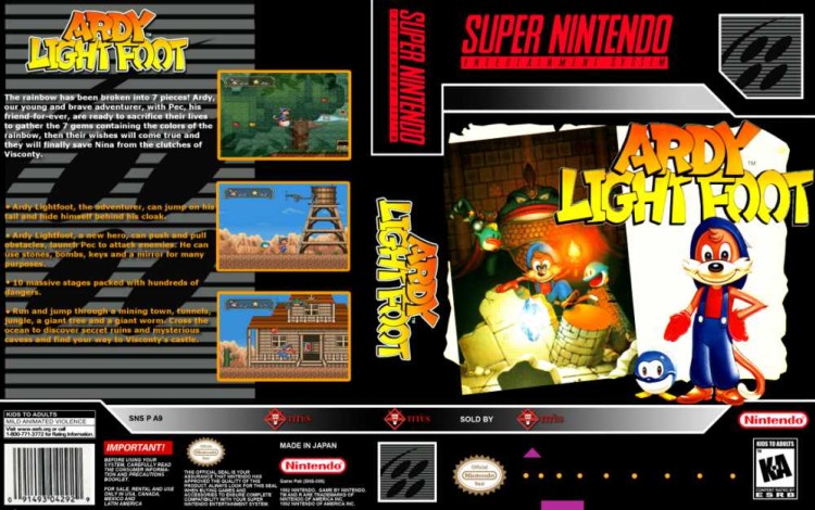Ardy Lightfoot - Super Nintendo | VideoGameX