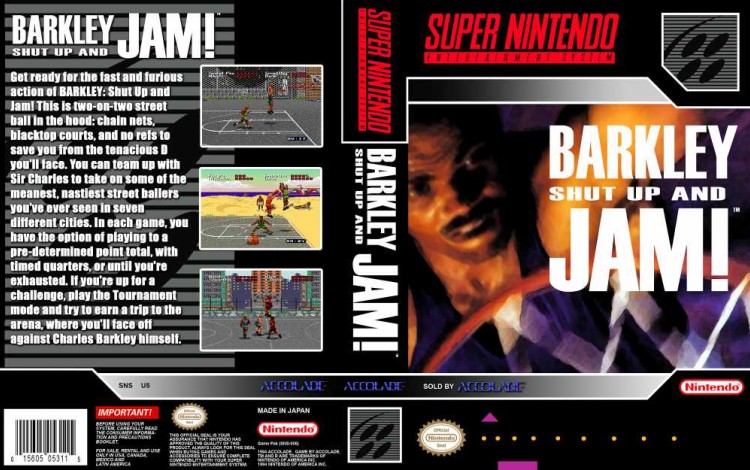 Barkley: Shut Up and Jam! - Super Nintendo | VideoGameX