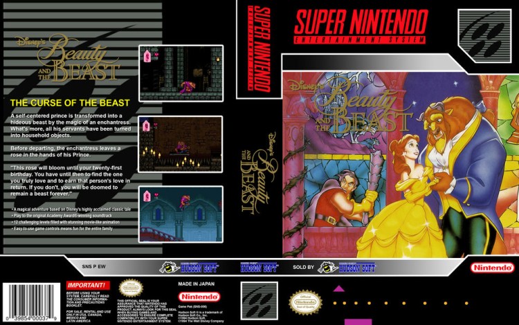 Beauty and the Beast - Super Nintendo | VideoGameX