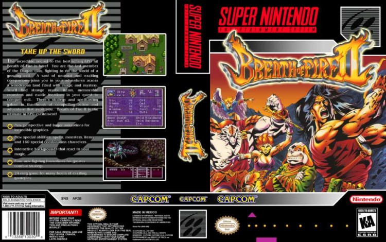 Breath of Fire II - Super Nintendo | VideoGameX