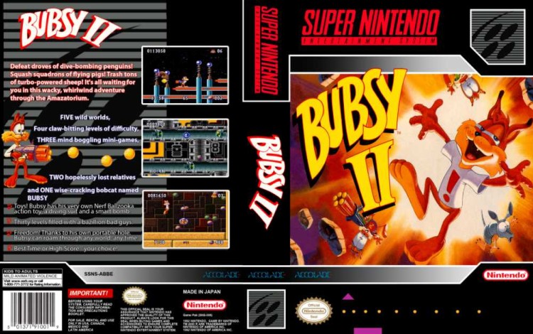 Bubsy II - Super Nintendo | VideoGameX